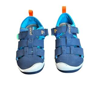 PLAE Sam 2.0 Navy Sandals Sz 2 Little kid